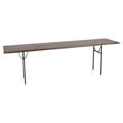 Large French C.1960s Console Table In The Manner of Jean Touret