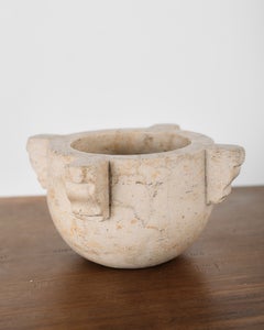 Katalanischer Mörser aus behauenem Stein, frühes 19. Jahrhundert