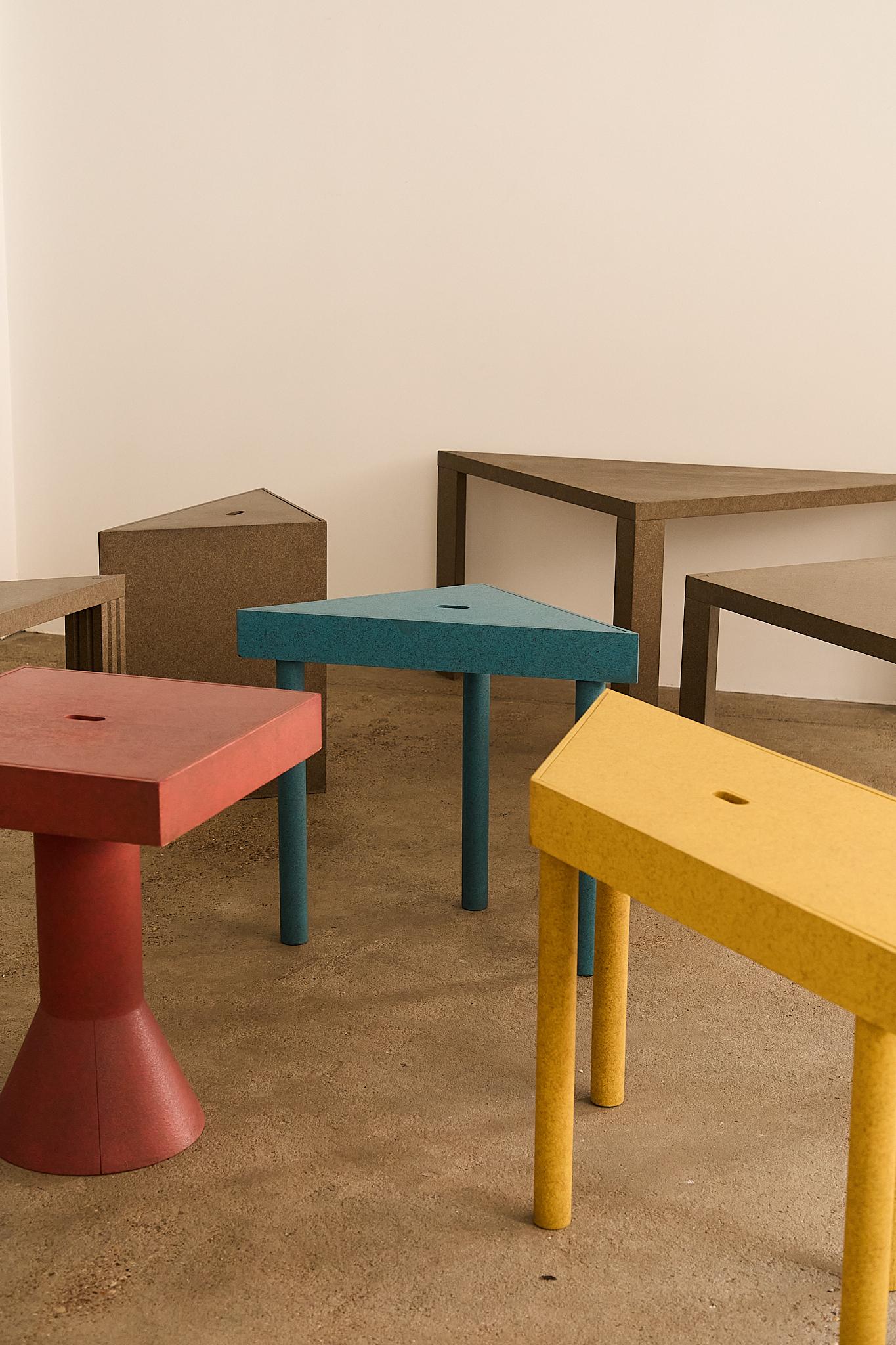 Tangram Tables by Massimo Morozzi for Cassina In Good Condition For Sale In London, GB