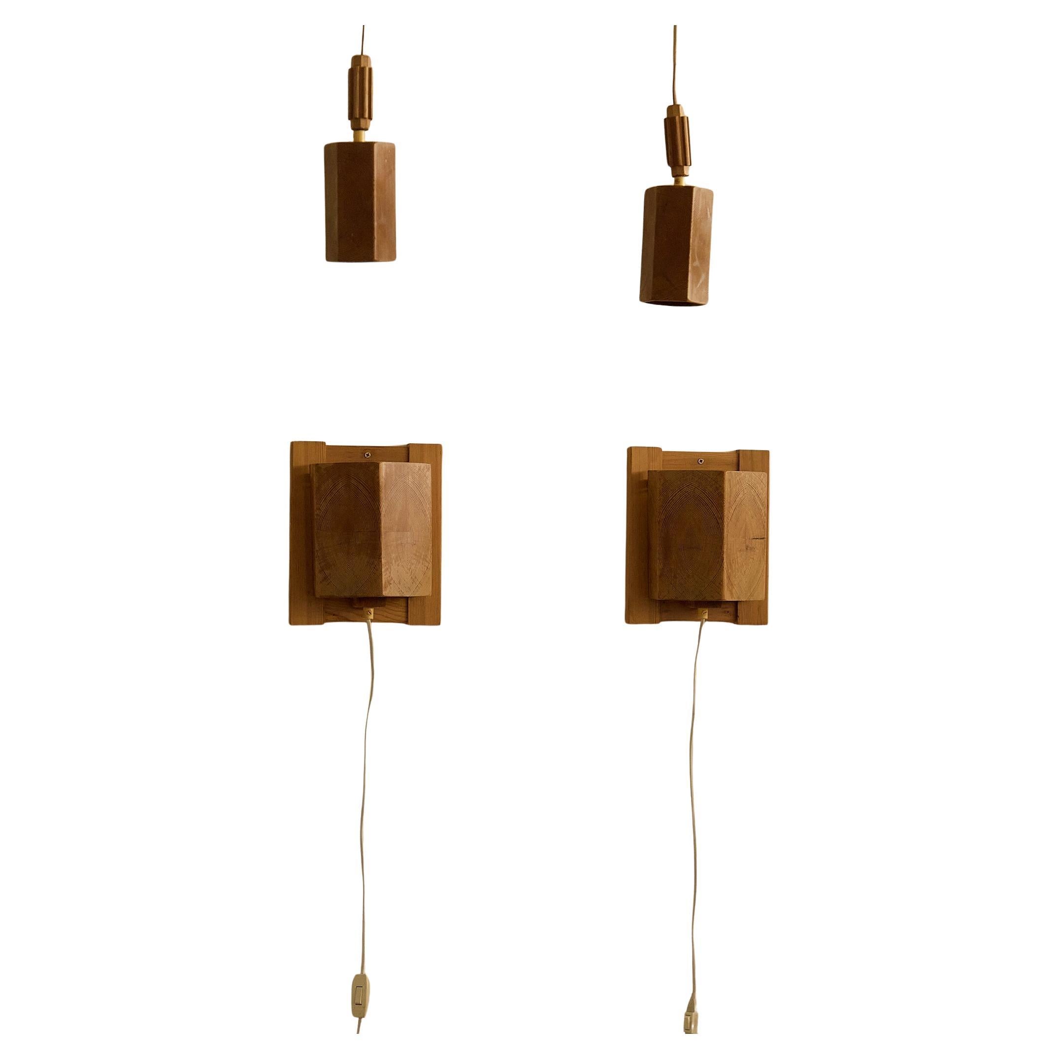 Conjunto de cuatro luces de Leif Wikner en venta