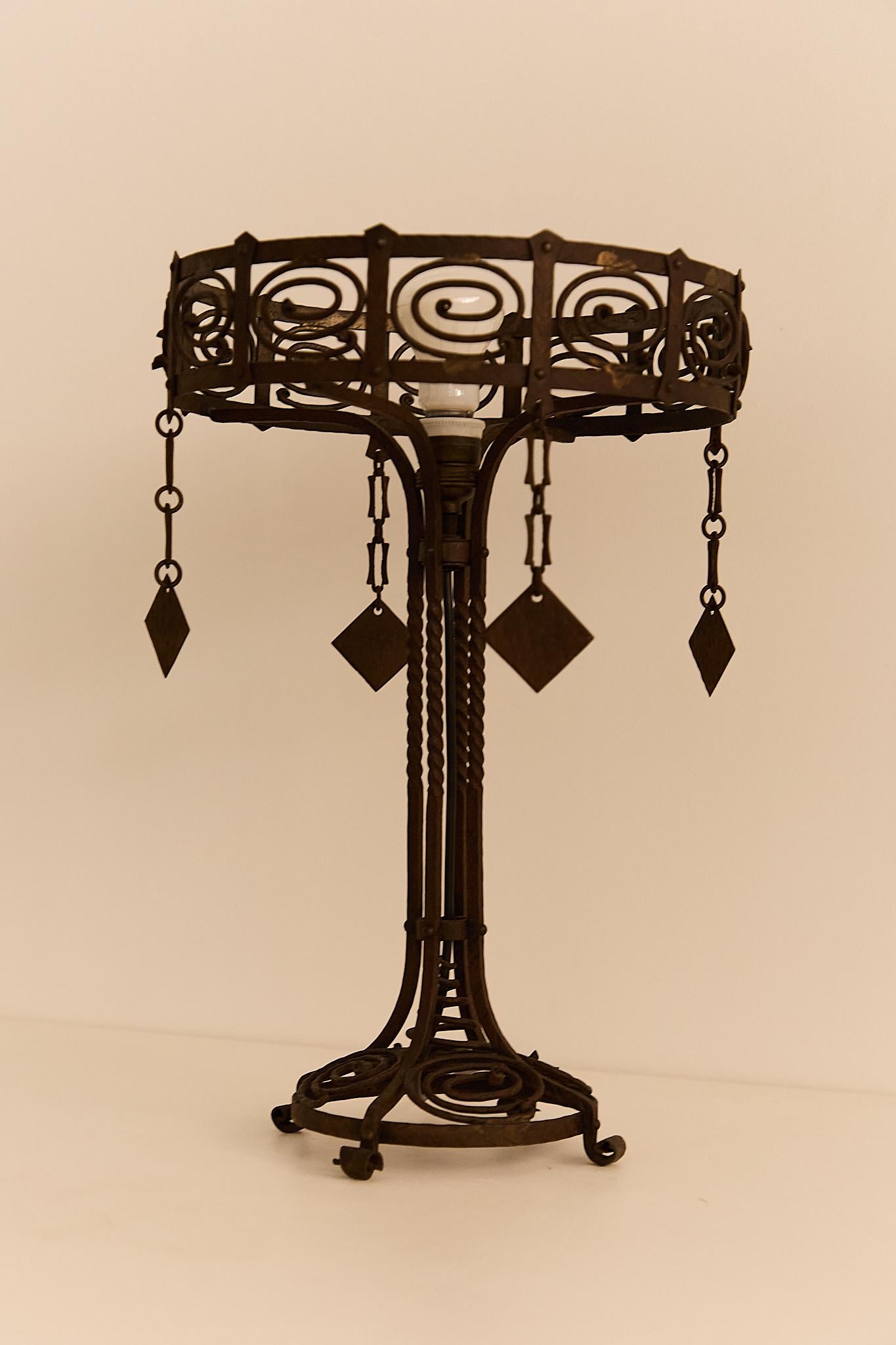 Mid-20th Century Table Lamp Attributed to Carlo Rizzarda For Sale