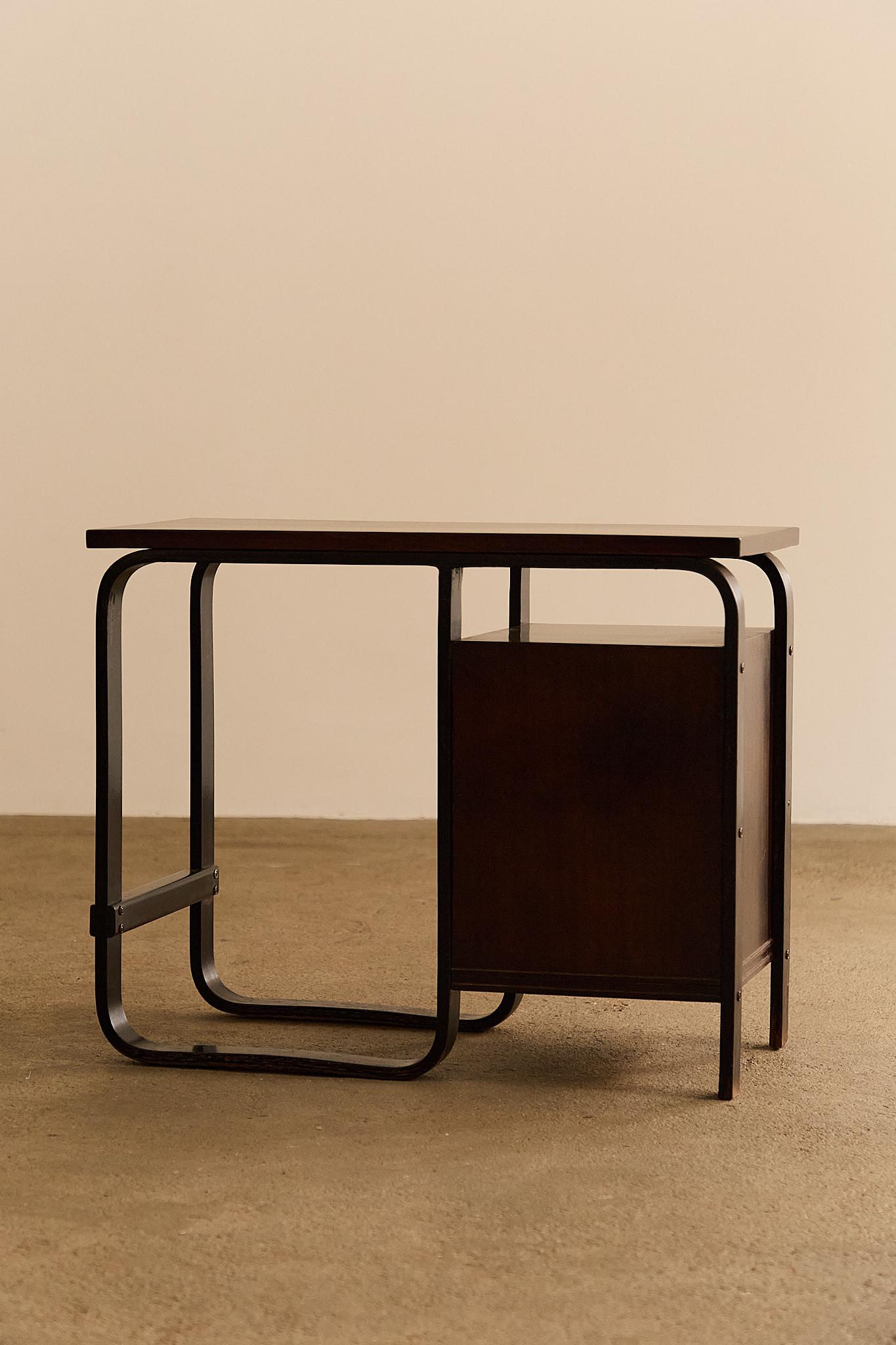 Mid-20th Century Pogatschnig Desk by Giuseppe Pagano For Sale