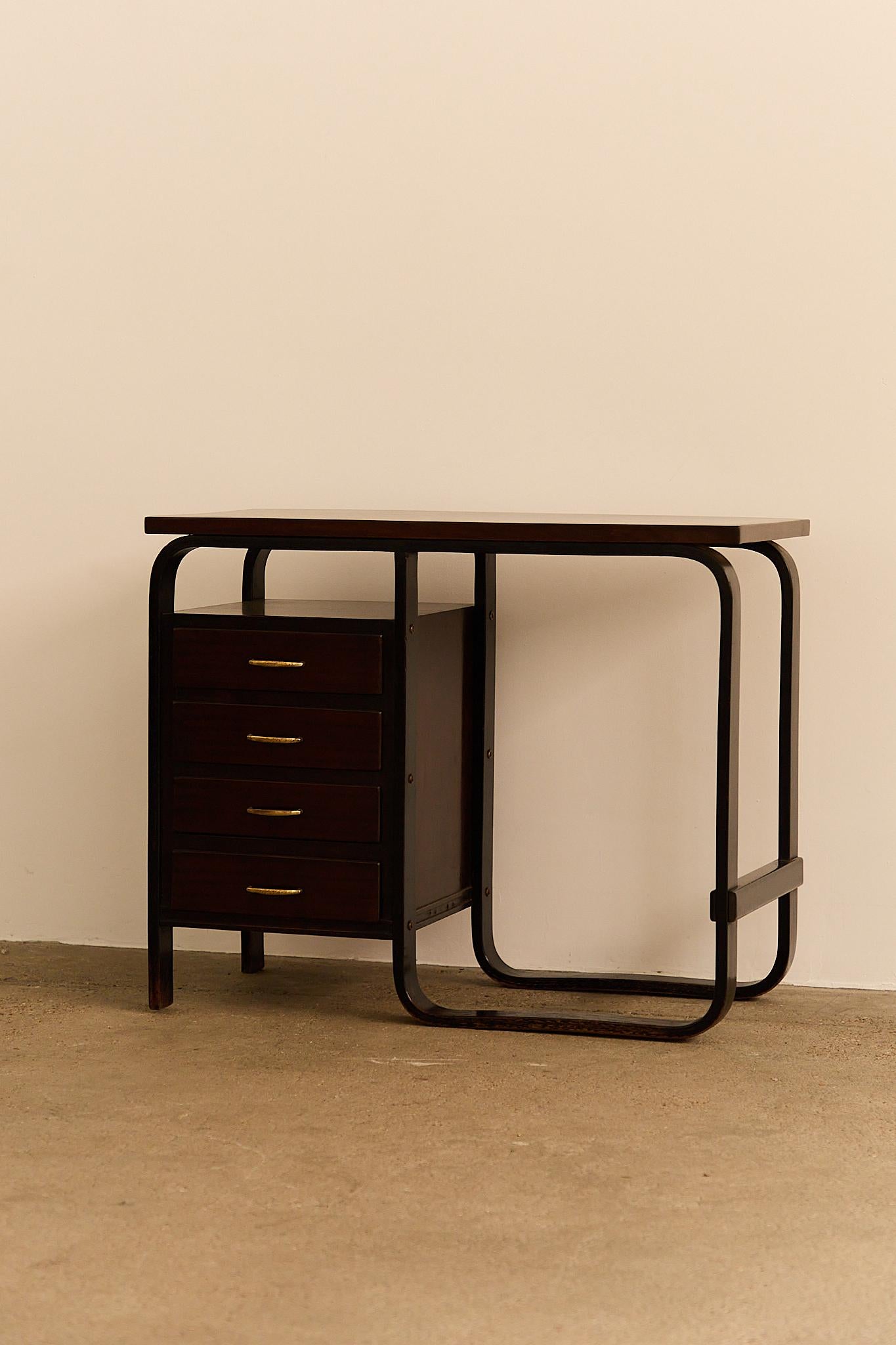 Bauhaus Pogatschnig Desk by Giuseppe Pagano For Sale