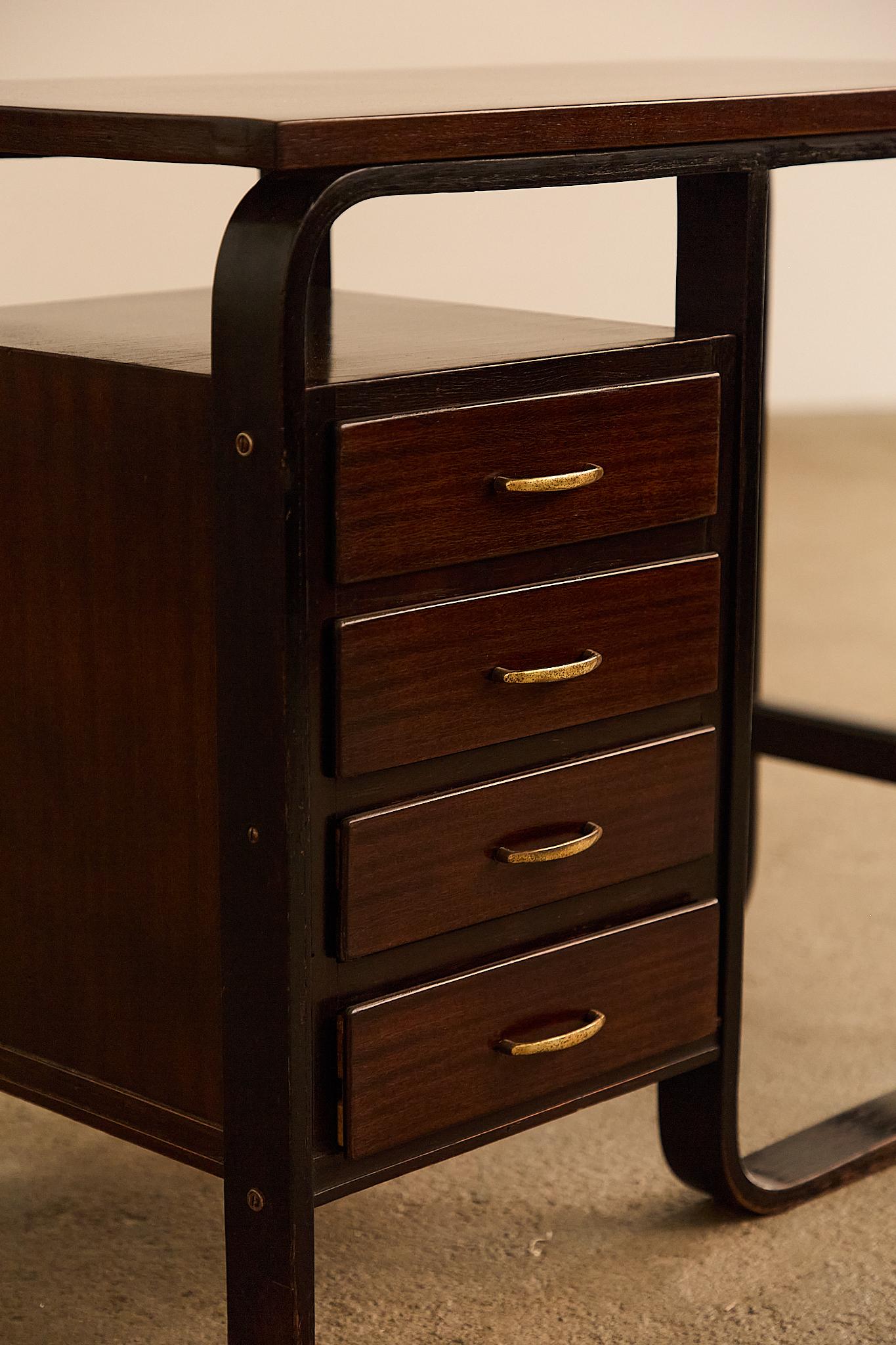 Pogatschnig Desk by Giuseppe Pagano For Sale 1