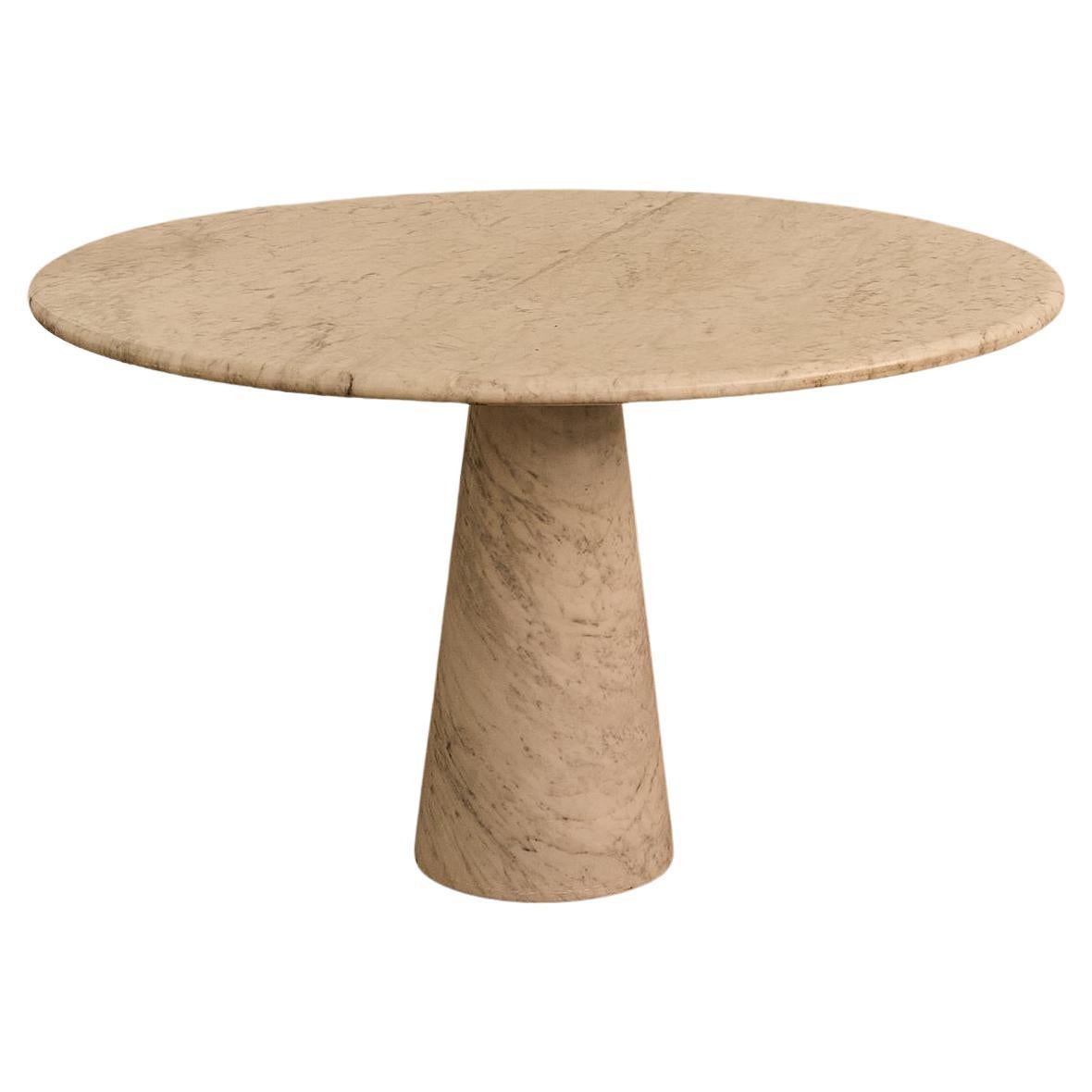 Carrara Marble Table Attributed to Angelo Mangiarotti For Sale