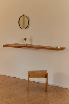 Brass and Glass Mirror by Fontana Arte