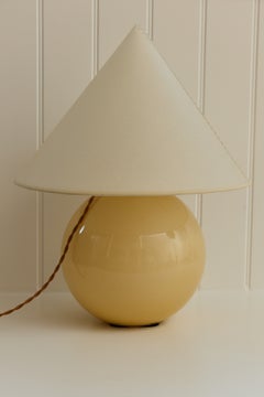 Spherical Table Lamp Attributed to Jacques Adnet