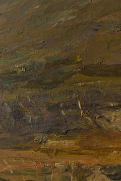 Landscape by Livio Rosignano (b.Italy 1924-2015) oil on canvas.