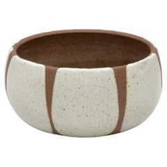 Vintage Mid Century "Flame-Glaze" Stoneware Planter by David Cressey