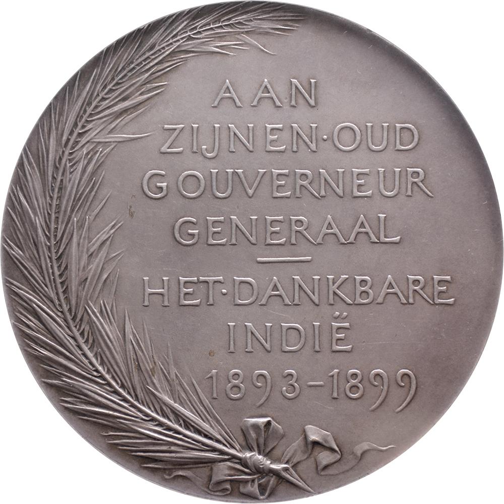 Neoclassical Squire C.H.A. van der Wijck, Governor-General of the Dutch East Indies NGC MS 61 For Sale