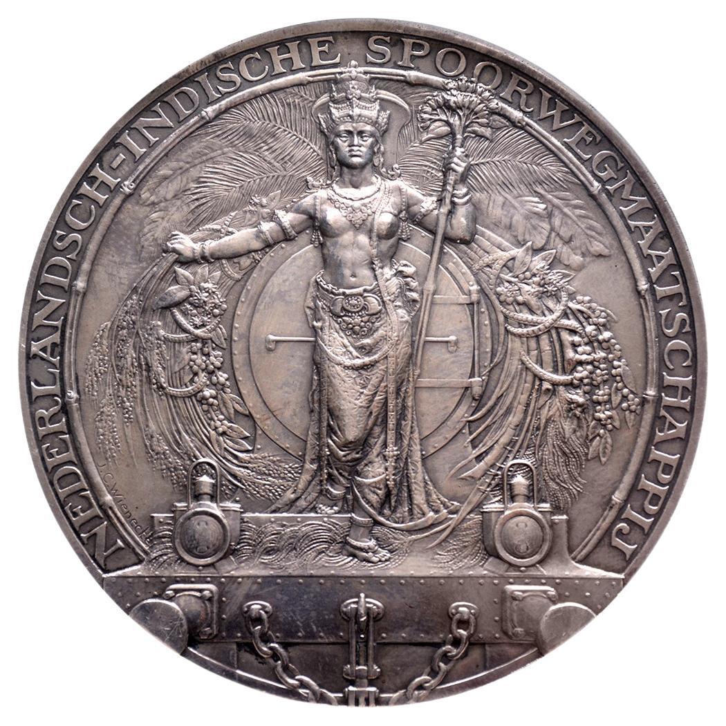1913. 50 years Dutch-Indian Railroad Company NGC MS 62