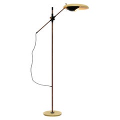 Lámpara de pie ajustable Oscar Torlasco, modelo 555 T, para Lumi Milano, década de 1950