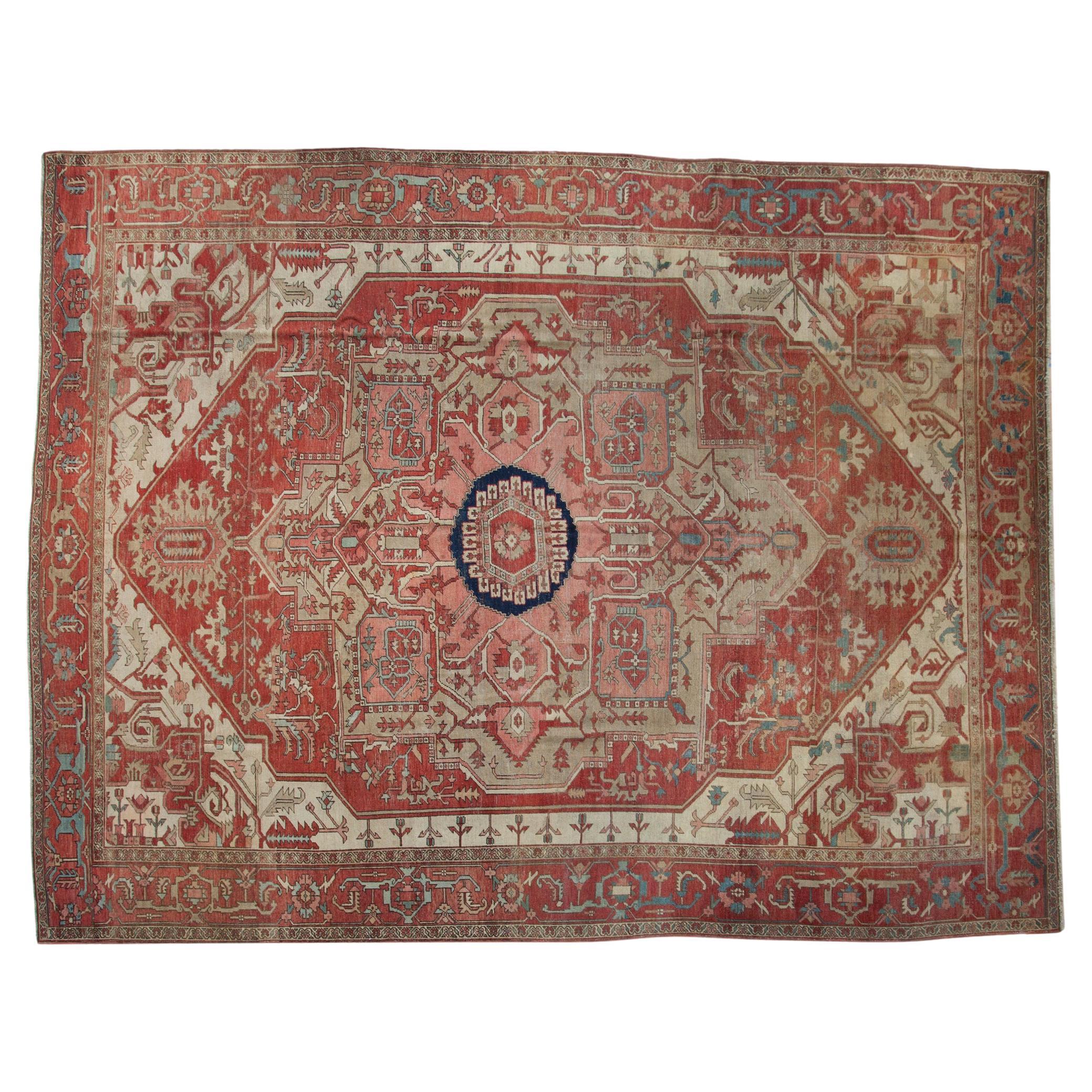 Antique Serapi Carpet