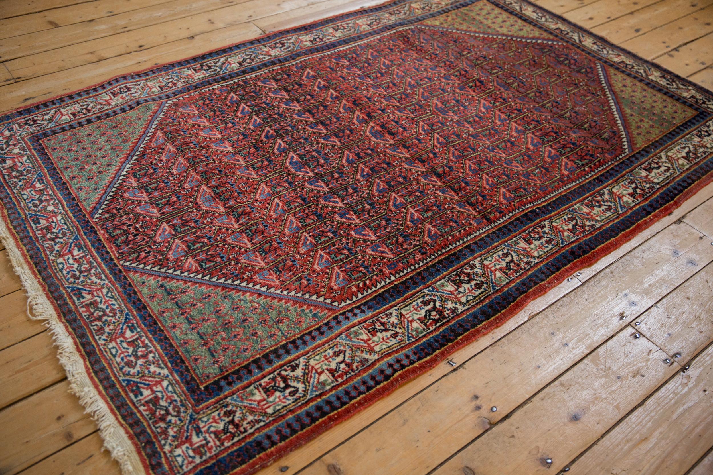 Hand-Knotted Vintage Arak Sarouk Rug For Sale