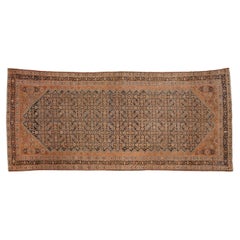 Antique Distressed Malayer Rug Runner