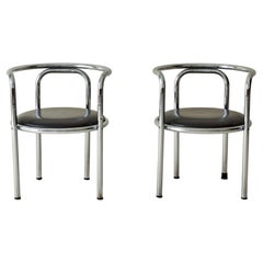 Gae Aulenti "Locus Solus" Series Armchairs by Poltronova, a Pair, 1960's