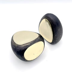 Carl Auböck #4636 “Drop” Brass Bookends (current production)