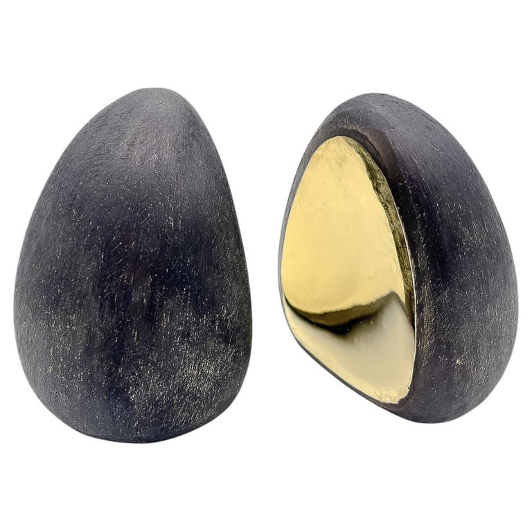 Carl Auböck #4636 “Drop” Brass Bookends (current production)