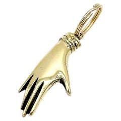 Llavero de latón «Mano» de Carl Auböck, pequeño, n.º 5734