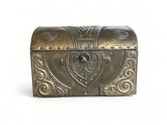Austrian Jugendstil / Vienna Secession Decorative Brass Box
