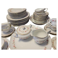 1950, Eternal Rose (Japan) Fine China 8-Person Dining Set - 44 pieces