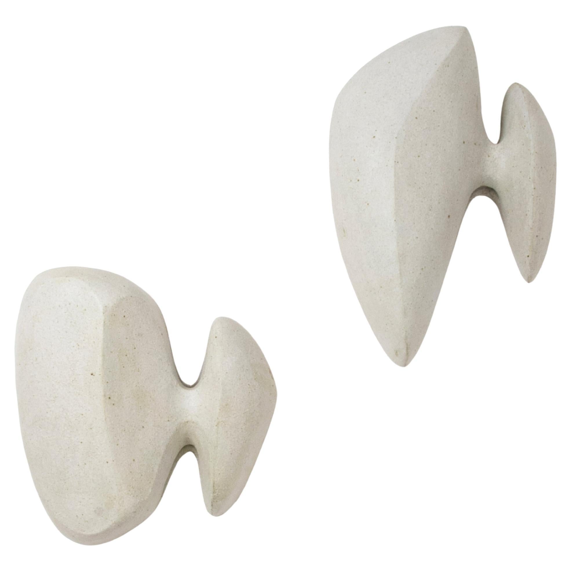 Contemporary Abstract Ceramic Sconces by Natasha Dakhli, France