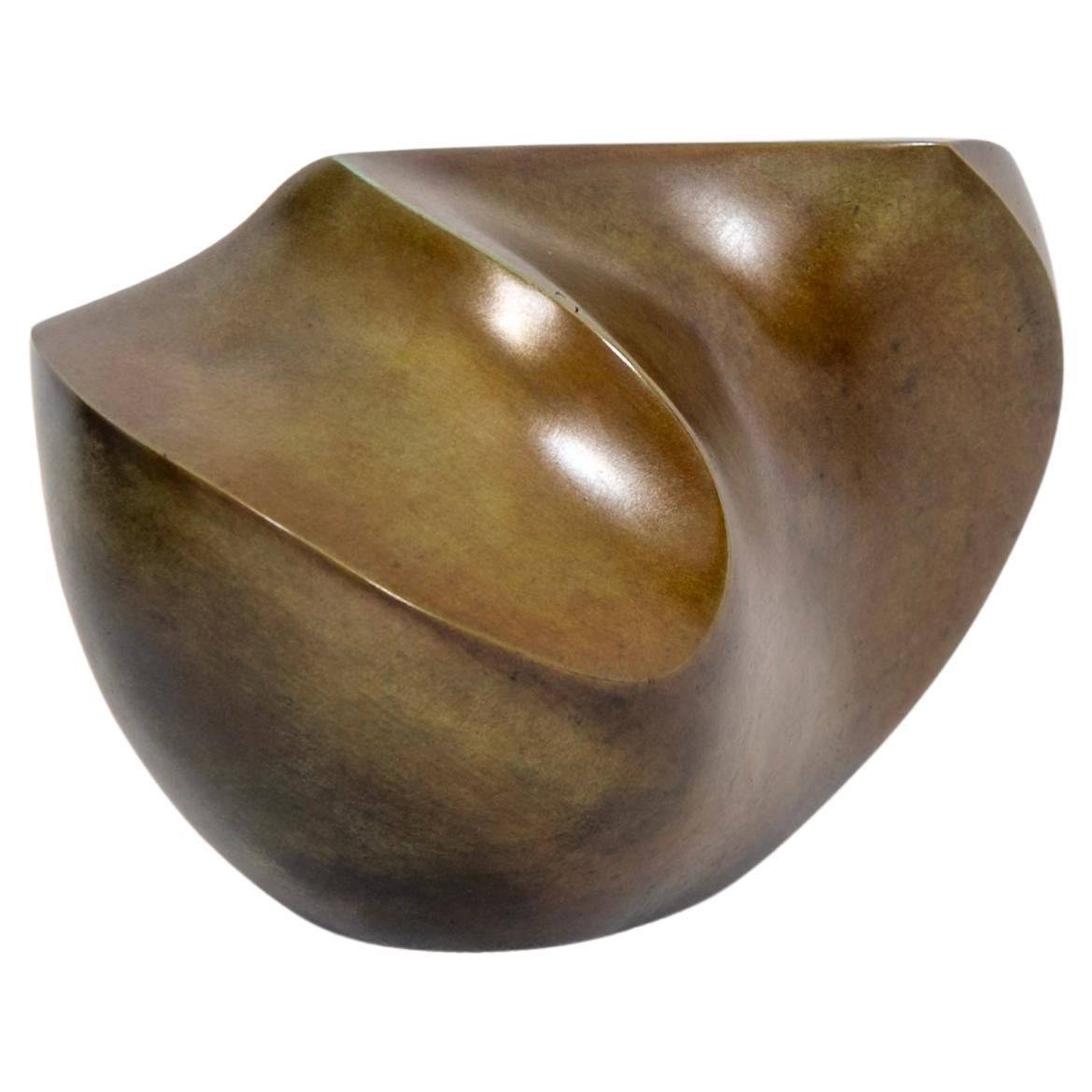 Post-Modern Bronze Abstract Sculpture by Bertrand Créac'h, Frace For Sale