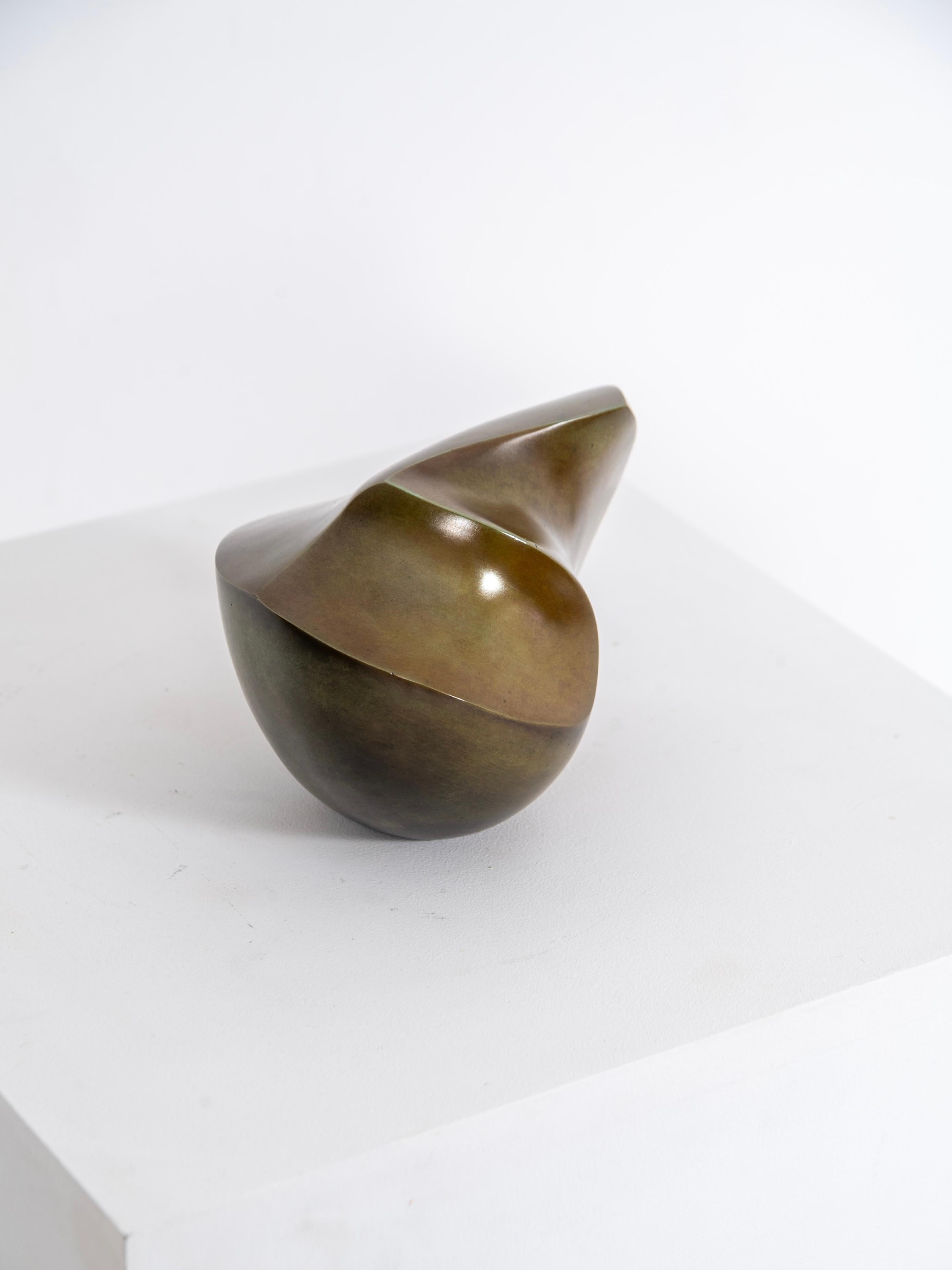 Post-Modern Bronze Abstract Sculpture by Bertrand Créac'h, Frace In New Condition For Sale In London, GB