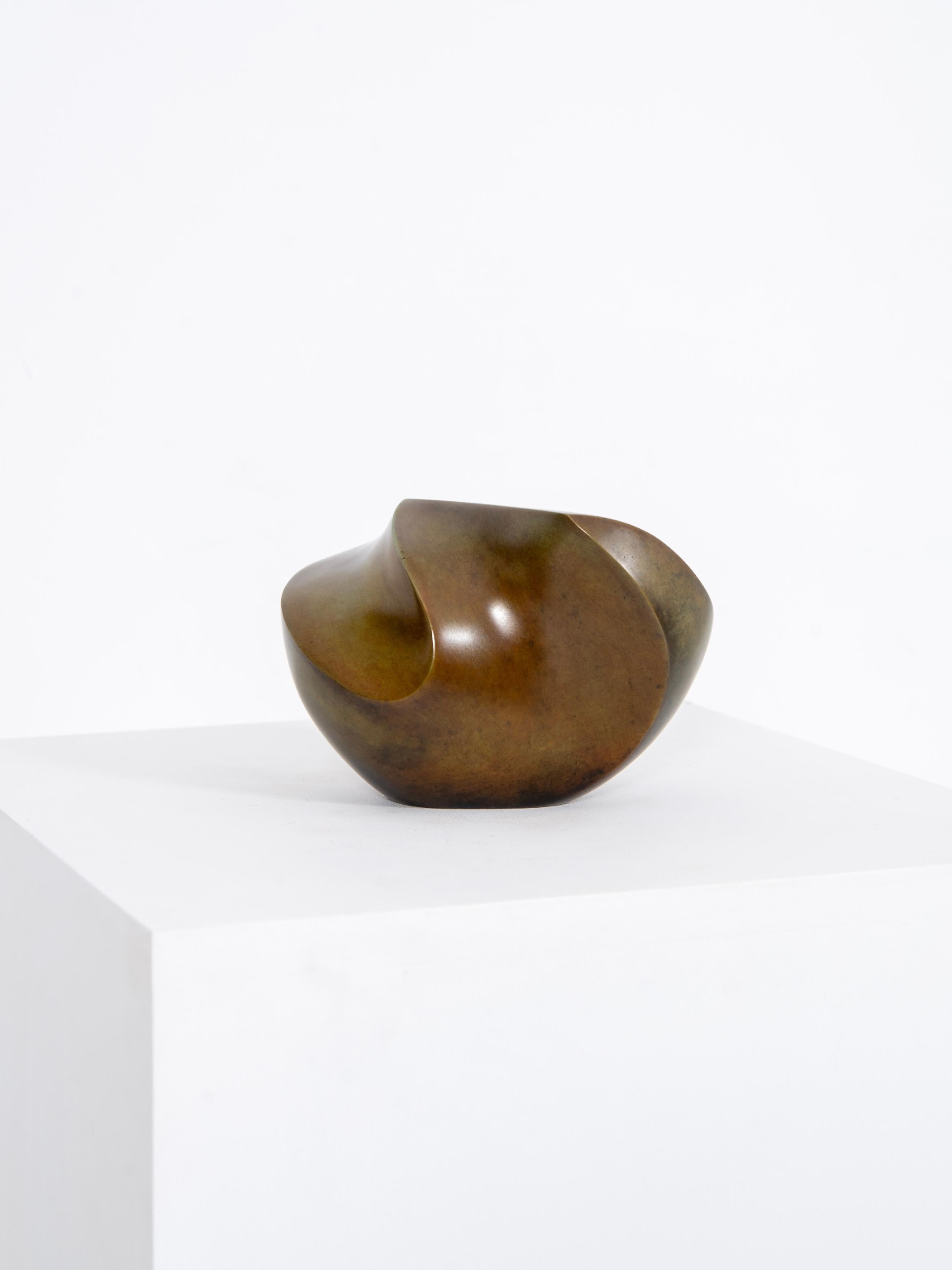 Contemporary Post-Modern Bronze Abstract Sculpture by Bertrand Créac'h, Frace For Sale