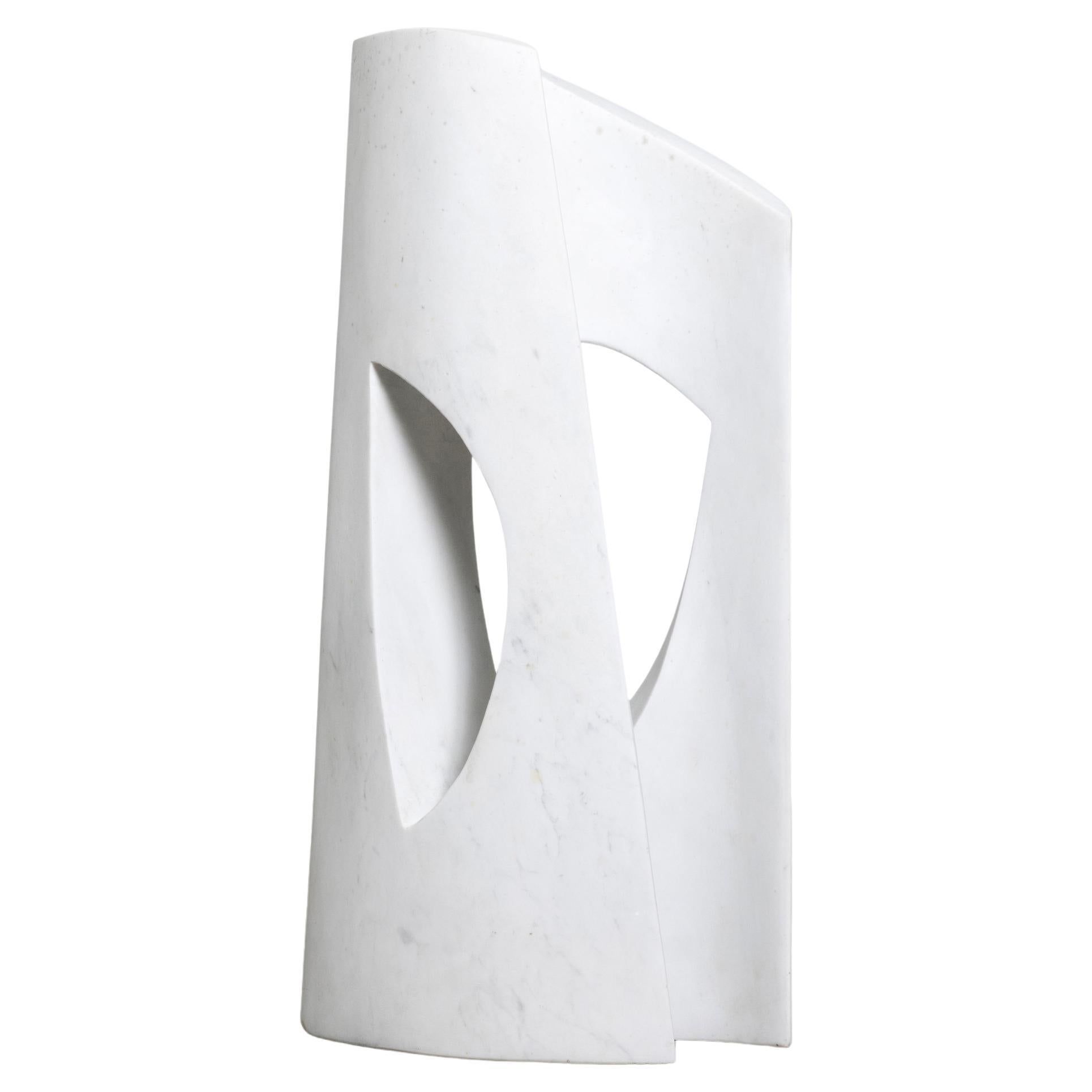 Post-Modern Carrara Marble Sculpture by Bertrand Créac'h, France