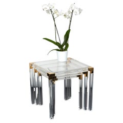 Vintage lucite nesting tables, France 1980’s.
