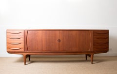 Large Danish teak sideboard, model U15, by Johannes Andersen for Uldum 1965.