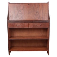 1960s Scandinavian teak secretary desk.