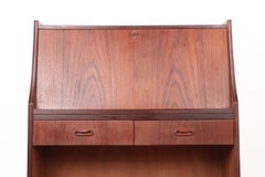 1960s Scandinavian teak secretary desk.
