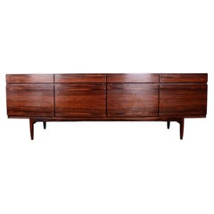 Danish rosewood sideboard, model FA 66, Ib Kofod-Larsen, original 1960s edition.