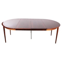 Danish extendable rosewood dining table, Kai Lyngfeldt Larsen/Søren Willadsen.