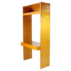 Architectural Mid Century Dressing Table With Hidden Compartment, Czechoslovakia