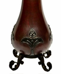 Antique Bradley & Hubbard Oil Lamp with Green Glass Shade, 1900