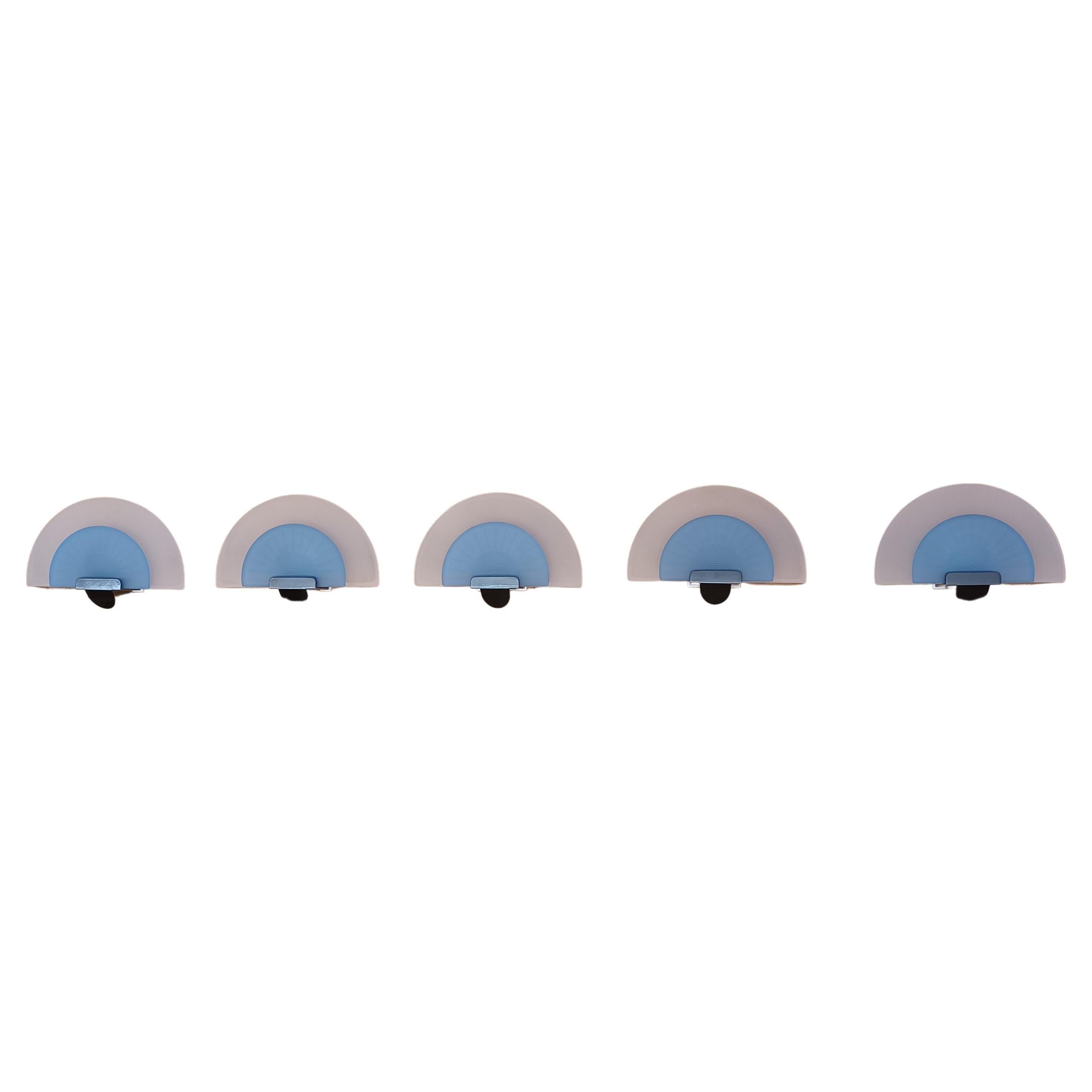 5 lampade Diva di Ezio Didone per Arteluce, stile Art Deco italiano in vendita