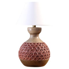 Mid-Century Modern Ceramic Table Lamp by Romacrea, Rome, Italy, 1960s