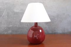 Roland Zobel French Ceramic Table Lamp, Les Cyclades Ruelland Style c.1960