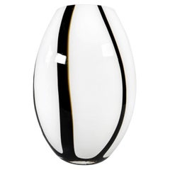 Vintage 1970s 1980s Glass Table Lamp by Volux Italy