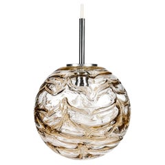 1960s 1970s Globe Hanging Lamp Pendant Lamp by Doria Leuchten Germany
