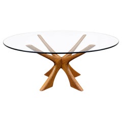 1960s 1970s Teak Coffee Table T118 by Illum Wikkelso for Niels Eilersen
