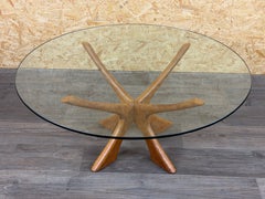 1960s 1970s Teak Coffee Table T118 by Illum Wikkelso for Niels Eilersen