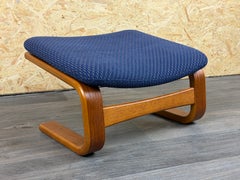 Pouf en teck des années 1960-1970, par Svend Skippers Furniture, Danemark