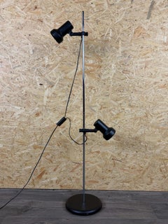 1960s 1970s Floor Lamp in Metal Space Age Design Mid Century