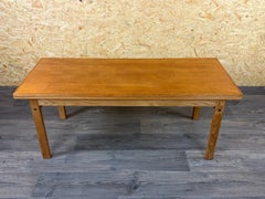 1960s 1970s Oak Adjustable Coffee or Dining Table Danish Design