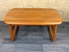 1960s 1970s Teak Coffee Table Side Table by Silkeborg Made in Denmark