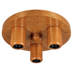1960s 1970s Ceiling Lamp Brutalist Japandi Style Made in Germany